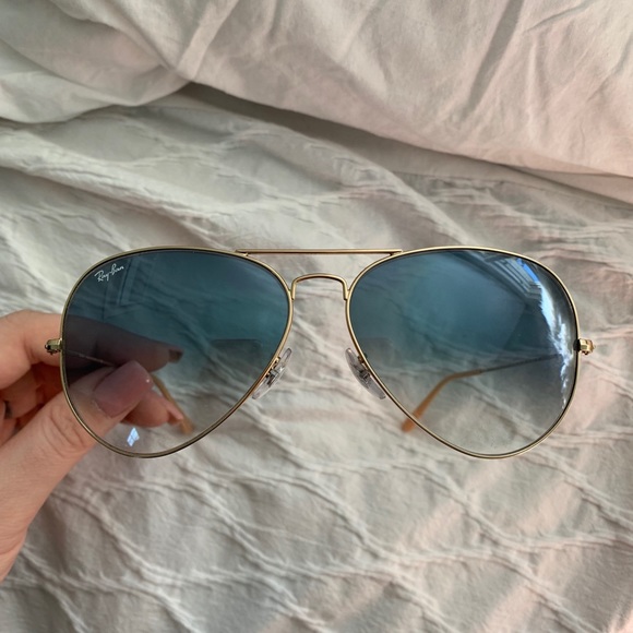 RAYBAN SUNGLASSES - Large Aviator Metal Gradient. - Picture 8 of 8